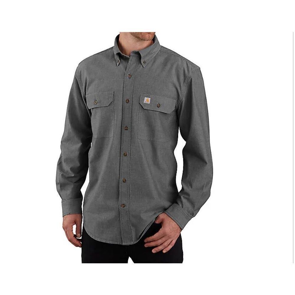 Carhartt Original Fit Button Up Shirt – Men’s 3XL Regular 100% Cotton Workwear